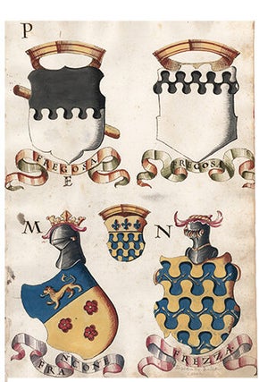Pl. 61. Italian Family Coats of Arms.
