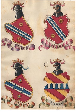 Pl. 99. Italian Family Coats of Arms.