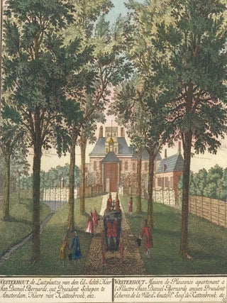 Item nr. 152563 Westerhout, de Lustplaetz van den Ed Achtb Heer Ian Daniel Bernards. Het...