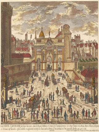 Item nr. 153217 La Porte Saint Anthoine. Veues des plus beaux lieux de France et d'Italie....