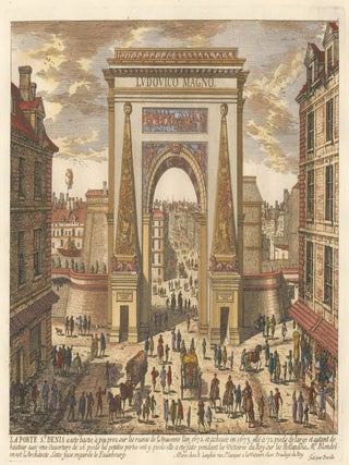 Item nr. 153220 La Porte Saint Denis. Veues des plus beaux lieux de France et d'Italie. Gabriel...