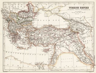 Item nr. 154035 Turkish Empire. The Cabinet Atlas of the World. Alexander Keith Johnston