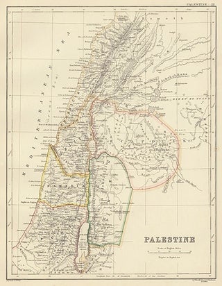Palestine. The Cabinet Atlas of the World.