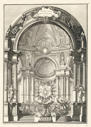 Item nr. 155302 Plate I: Domus mea domus orationis. Architetture e prospettive. Giuseppe Galli...