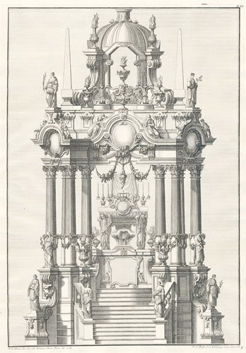 Item nr. 155311 Plate IV. Architetture e prospettive. Giuseppe Galli Bibiena.