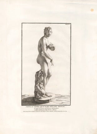 Item nr. 155431 Statua di Venere, gia in Roma negl'orti Medicei. Raccolta de Statue Antiche e...