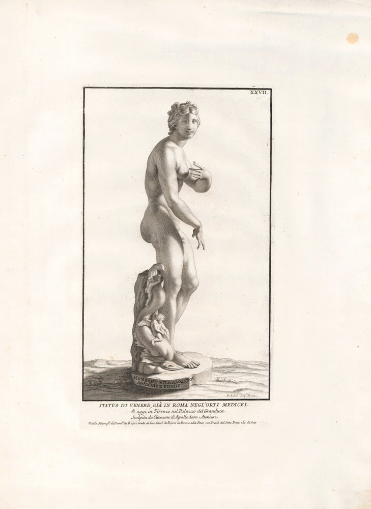 Item nr. 155431 Statua di Venere, gia in Roma negl'orti Medicei. Raccolta de Statue Antiche e Moderne. Domenico De Rossi.