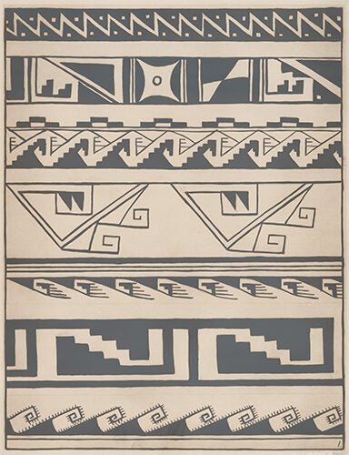 Prehistoric Pottery Designs. American Indian Designs | Inez B