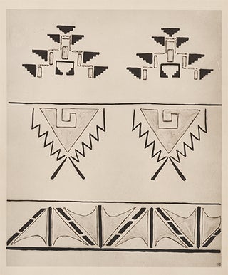 Item nr. 155572 Triangular Designs. American Indian Designs. Inez B. Westlake