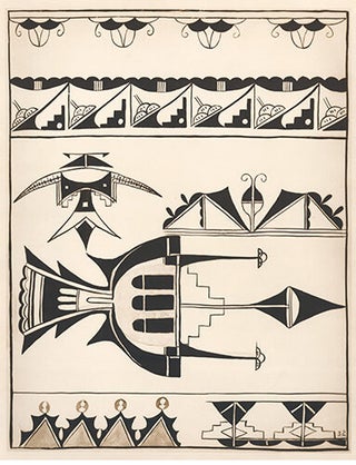 Item nr. 155594 San Ildefonso Designs. American Indian Designs. Inez B. Westlake