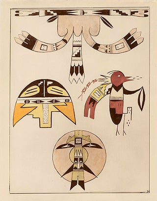 Item nr. 155598 Modern Hopi Designs. American Indian Designs. Inez B. Westlake