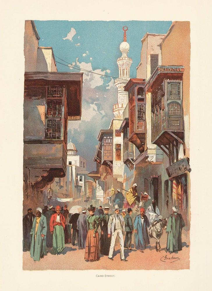 Item nr. 155733 Cairo Street. The World's Fair in Water Colors. Charles S. Graham.