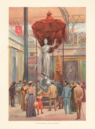 Item nr. 155738 The Silver Statue, Montana Exhibit. The World's Fair in Water Colors. Charles S....