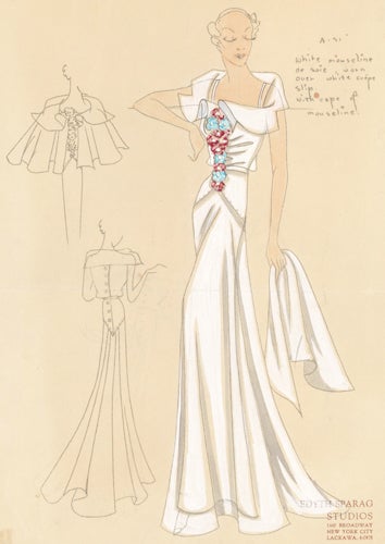 Fashion illustration of Christian Siriano's gown by valstarillustration on  DeviantArt