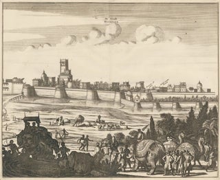 Item nr. 156127 De Stadt Visiapoer [Ancient city of Visapour in India]. Pieter Boudewyn van der...