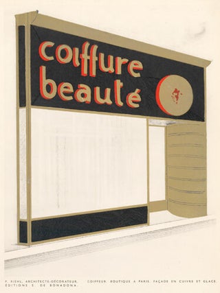 Item nr. 156317 12. Coiffeur. Boutiques. Henry Delacroix