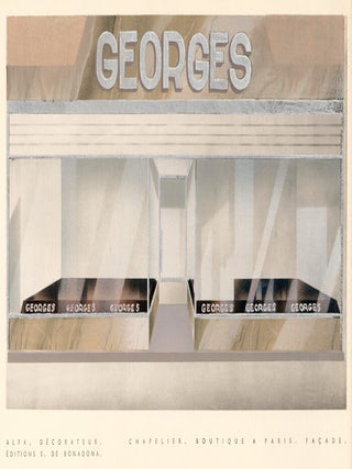Item nr. 156340 38. Chapelier. Boutiques. Henry Delacroix