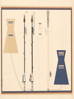 Plate X: Talking God Painting. Where the Two Came to Their Father: a Navajo War Ceremonial.