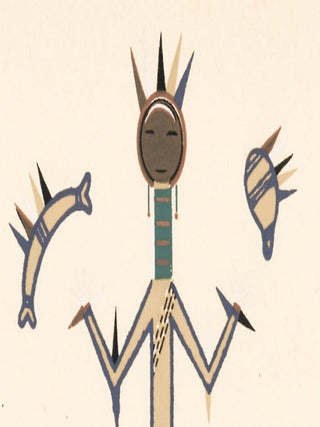 Plate VII: Concerning the Skies Painting. Where the Two Came to Their Father: a Navajo War Ceremonial.