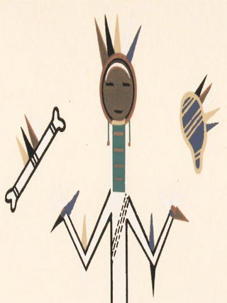 Plate VII: Concerning the Skies Painting. Where the Two Came to Their Father: a Navajo War Ceremonial.