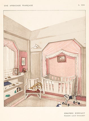 Item nr. 156692 Chambre D'Enfant by Madame Lucie Renaudot. Maurice Dufrene. Une Ambassade...