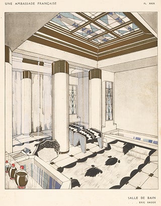 Item nr. 156705 Salle de Bain by Eric Bagge. Une Ambassade Francaise. Rene Chavance