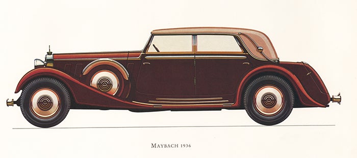 Item nr. 156751 Maybach 1936. Veteran Cars. Phillip Lawton-Sumner.
