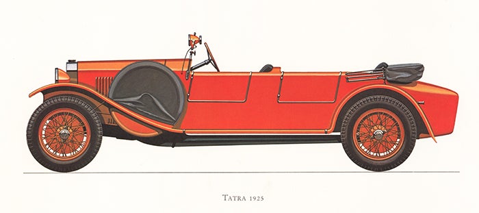 Item nr. 156753 Tatra 1925. Veteran Cars. Phillip Lawton-Sumner.