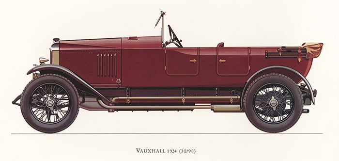 Item nr. 156755 Vauxhall 1924 (30/98). Veteran Cars. Phillip Lawton-Sumner.