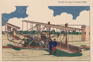 Item nr. 156759 Wright au Camp d'Auvours (1908). L'Aviation. Marcel Jeanjean