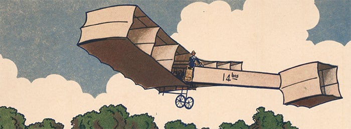 Item nr. 156762 Santos-Dumont a Bagatelle (1906). L'Aviation. Unknown, Marcel Jeanjean.