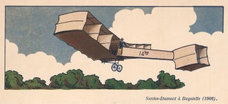Santos-Dumont a Bagatelle (1906). L'Aviation.