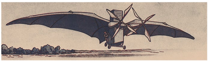 Item nr. 156765 Early Flying Machine. L'Aviation. Marcel Jeanjean.