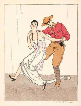 Item nr. 156809 Woman and Man Dancing. Le Dessus du Panier. Zoe de Borelli-Vranska