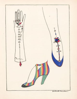 Item nr. 156811 Women's Shoes and Glove. Le Dessus du Panier. Zoe de Borelli-Vranska