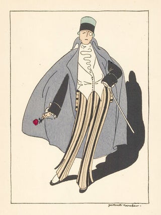 Item nr. 156815 Man in a Top hat and Cape. Le Dessus du Panier. Zoe de Borelli-Vranska