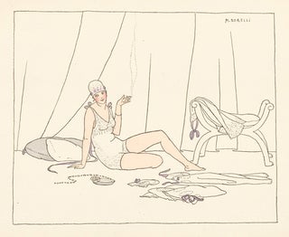 Item nr. 156822 Woman in White Slip. Le Dessus du Panier. M. de Borelli-Vranska