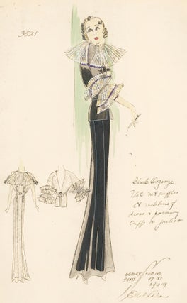 Item nr. 156836 Black Organza Dress. Ethel Rabin