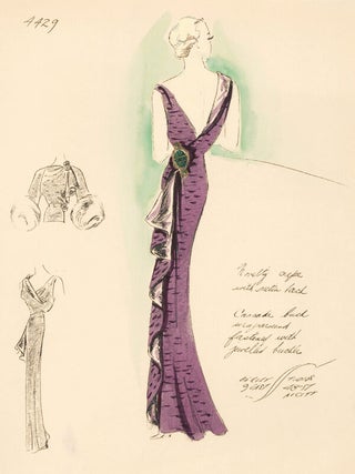 Novelty Crepe with Satin Back.