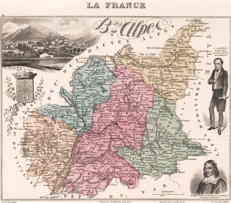 Item nr. 156911 B. ses Alpes. La France et ses colonies, Atlas Illustre. Alexandre Vuillemin.
