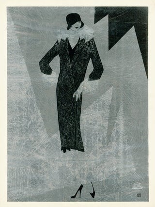 Item nr. 157003 Fitted fur coat with cuffed sleeves. Trade Catalogue. Reynaldo Luza, Revillon...