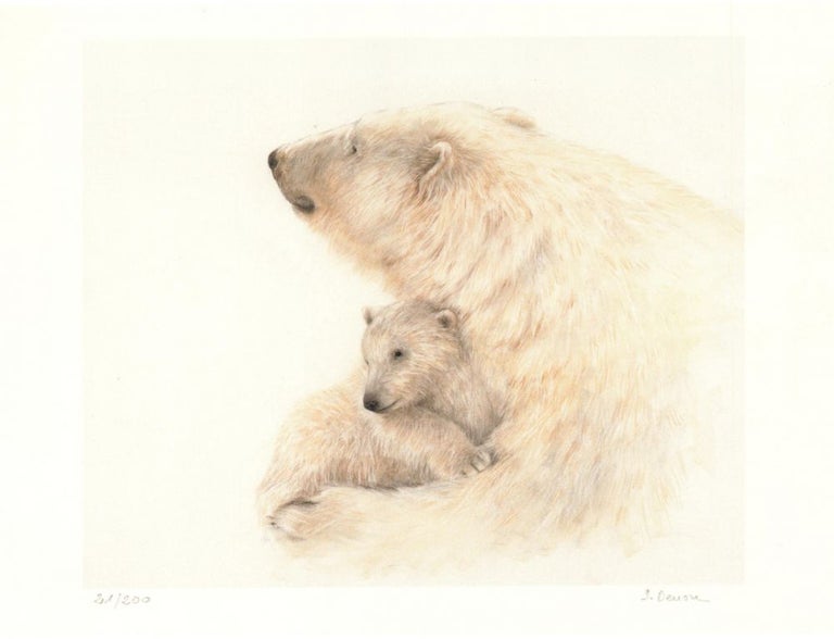 Item nr. 157054 Polar bear and cub. Dominique Denou.