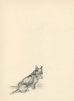 Jack Russel Terriers: the Twins. Reverse: Black terrier. Just Dogs: Sketches in Pen & Pencil.