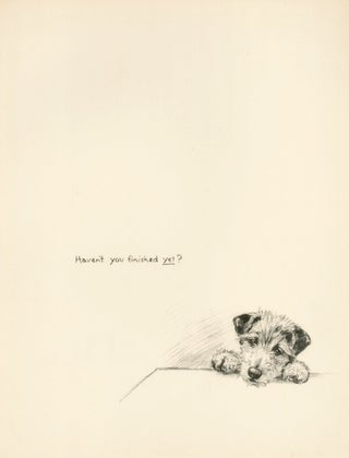 Item nr. 157362 Puppy. Just Dogs: Sketches in Pen & Pencil. Kathleen Frances Barker