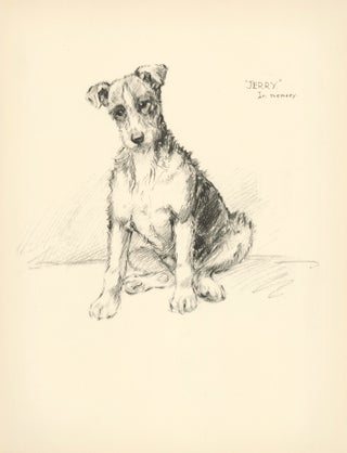 Item nr. 157371 Terrier. Reverse: The naturalist. Just Dogs: Sketches in Pen & Pencil. Kathleen...