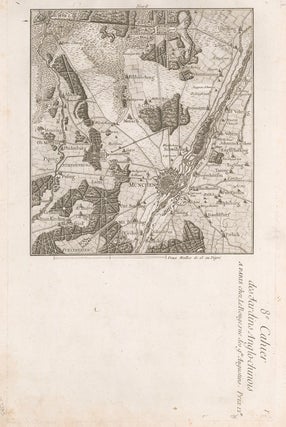 Item nr. 157385 Map of Munich in Bavaria. George Louis Le Rouge