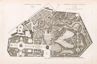 Item nr. 157387 Cahier 10, Plate 1. Jardins de la Reine a Trianon. George Louis Le Rouge