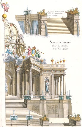 Item nr. 157398 Cahier 7, Plate 24. Sallon frais Pour les Jardins de la Fée Aline. Jardins...