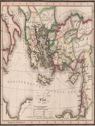 Item nr. 157434 Travels and Voyages of St. Paul. The Bible Atlas. Richard Palmer