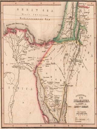 Item nr. 157446 Journeyings of the Israelistes from Egypt. The Bible Atlas. Richard Palmer